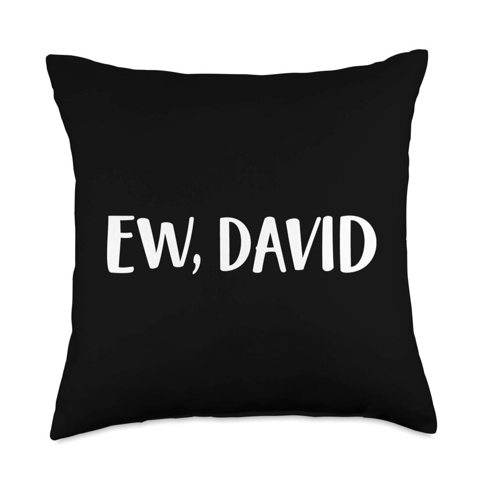 1898 Ew David Throw Pillow